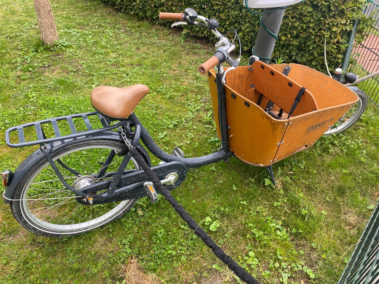 Babboe elektrische bakfiets, 4 kinderen of meer, Gebruikt, Elektrisch, Ophalen