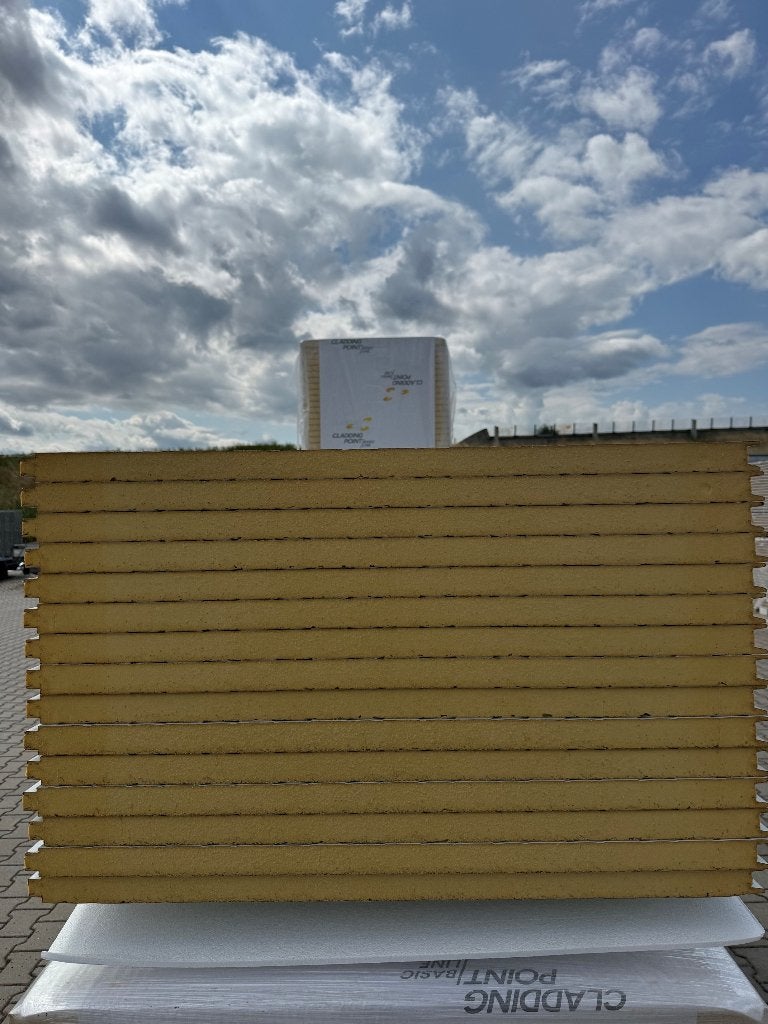 Sandwichpanelen 40 mm RAL9002 Wandpanelen PUR isolatie OP=OP, Ophalen, Nieuw, Overige materialen, 20 tot 50 mm