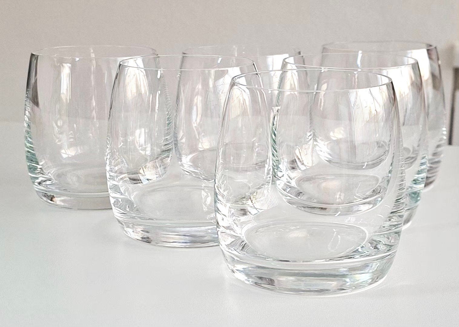 6 NIEUWE KRISTAL WHISKY/VINO GRANDE GLAZEN SPIEGELAU KRISTAL, Antiek en Kunst, Ophalen