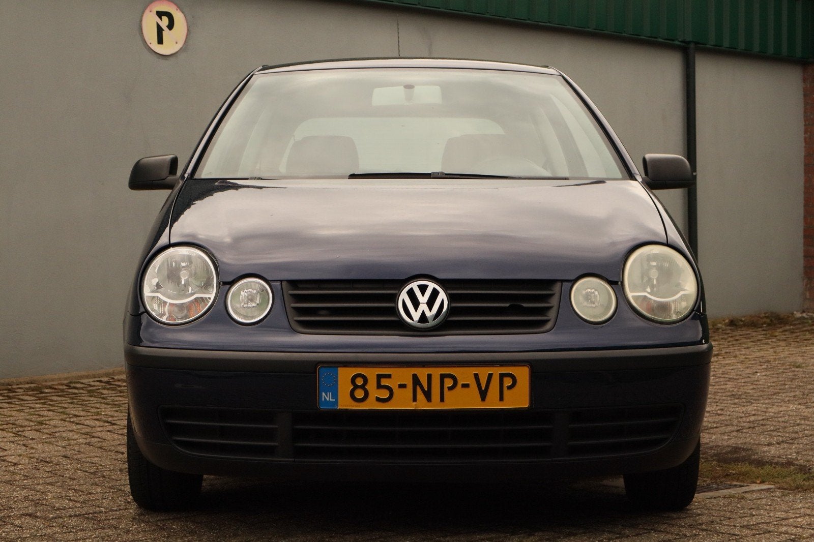 Volkswagen Polo 1.4 55KW 2004 Blauw, Auto's, Voorwielaandrijving, Euro 5, Stof, 4 cilinders