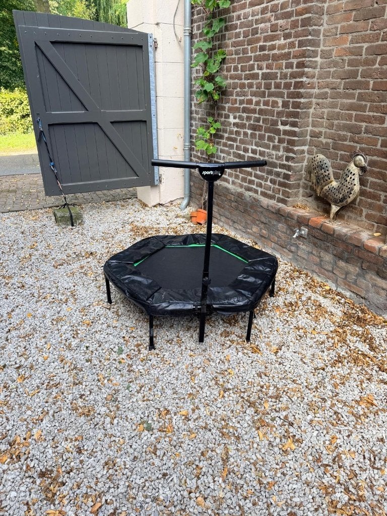 SportPlus fitness trampoline met handgreep, Sport en Fitness, Ophalen, Zo goed als nieuw, Benen, Overige typen