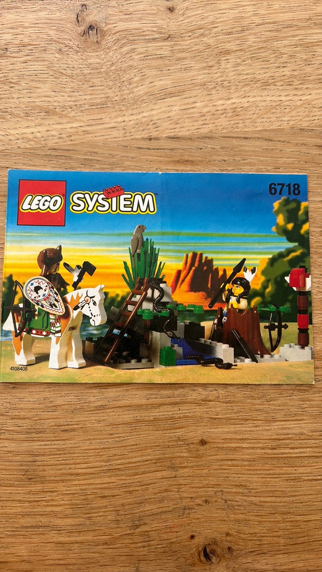 Bouwtekening lego system 6718, Ophalen of Verzenden, Zo goed als nieuw