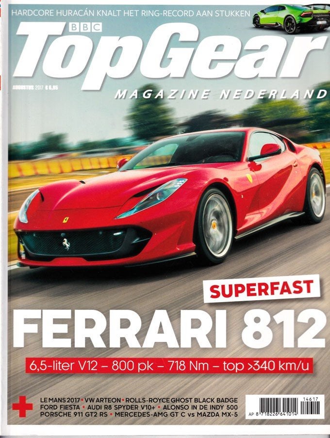TopGear 146 2017 ( NL ) : Porsche 911 GT3 - Ferrari 812, Ophalen of Verzenden, Gelezen, Algemeen