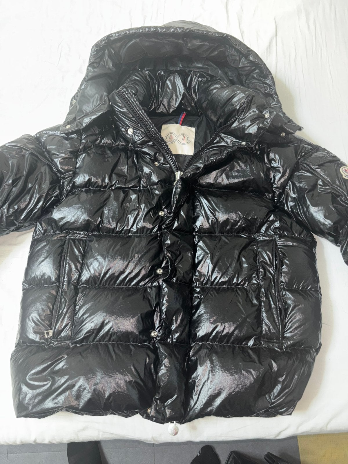 Moncler winterjas, Kleding | Heren, Ophalen of Verzenden, Zo goed als nieuw, Zwart