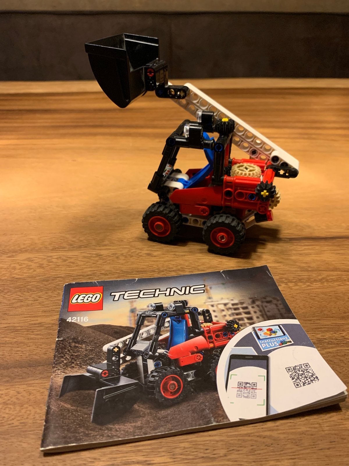 LEGO Technic 42116 minigraver, Lego, Ophalen of Verzenden, Zo goed als nieuw, Complete set