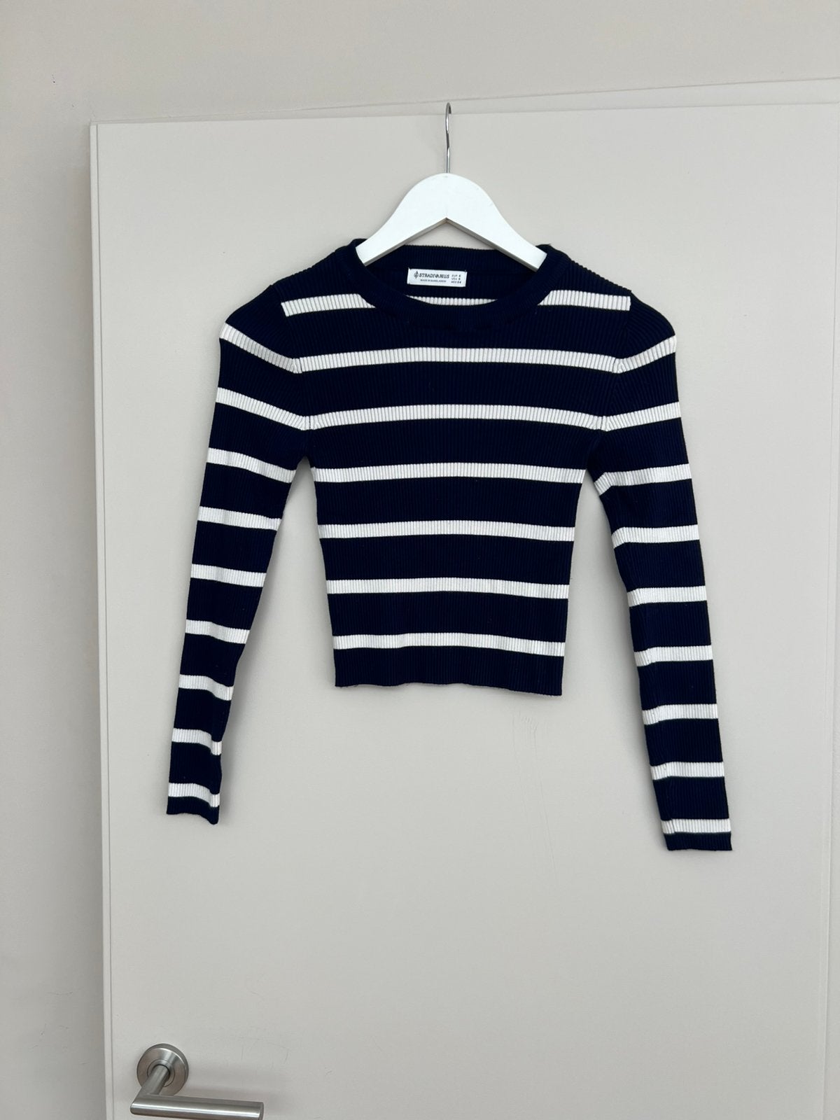 Strepen top Stradivarius, Zo goed als nieuw, Lange mouw, Maat 36 (S), Verzenden
