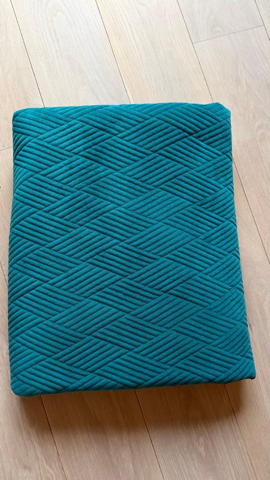 Sprei/plaid voor bed 160/200 - Groen, Ophalen, Tweepersoons, Zo goed als nieuw, Groen