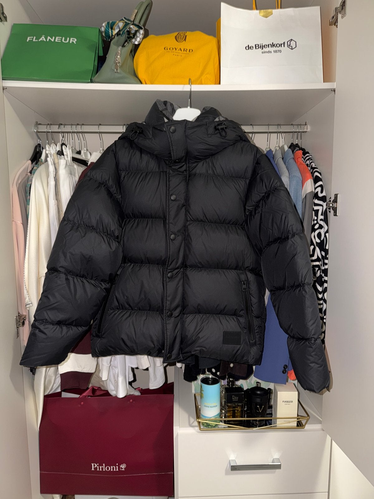 Burberry Puffer Jas Zwart - Maat XS - Nieuw & Origineel, Ophalen of Verzenden, Nieuw, Overige maten, Zwart