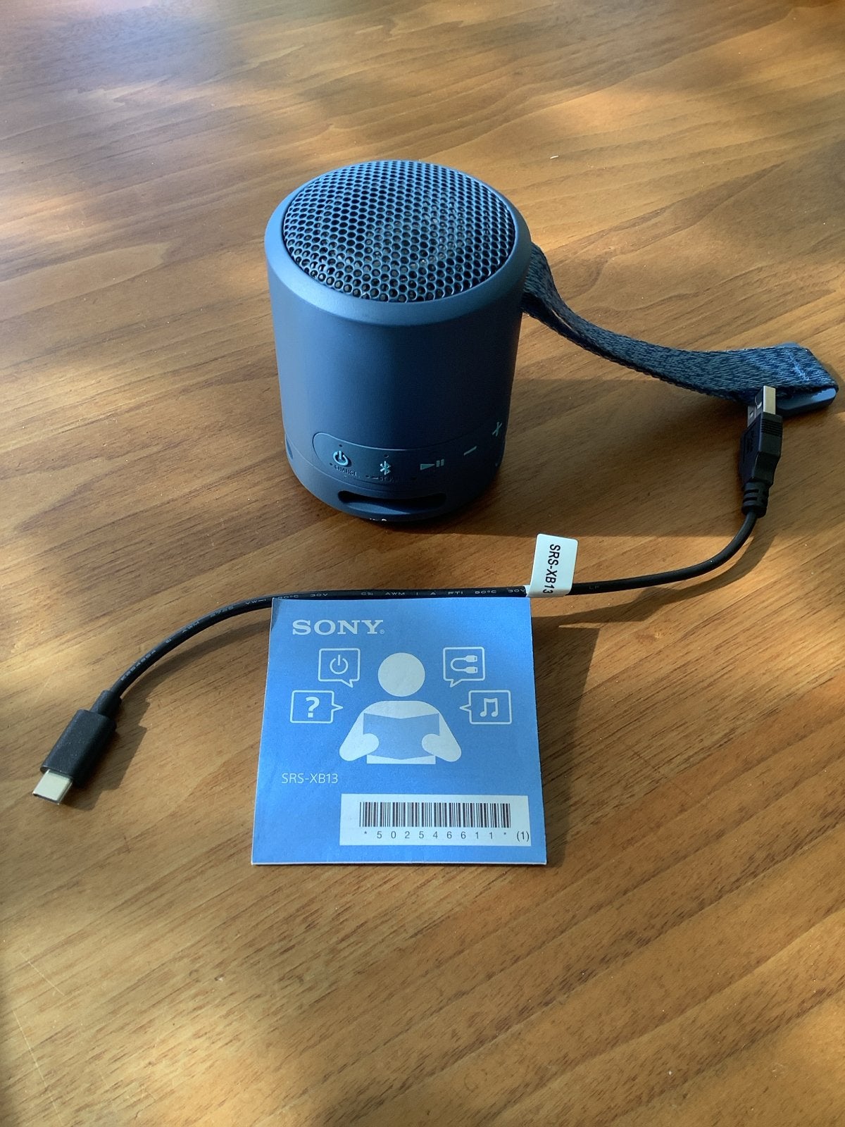 Sony SRS-XB13 Draagbare Bluetooth Speaker - Blauw, Ophalen of Verzenden, Zo goed als nieuw, Draagbare speaker, Sony