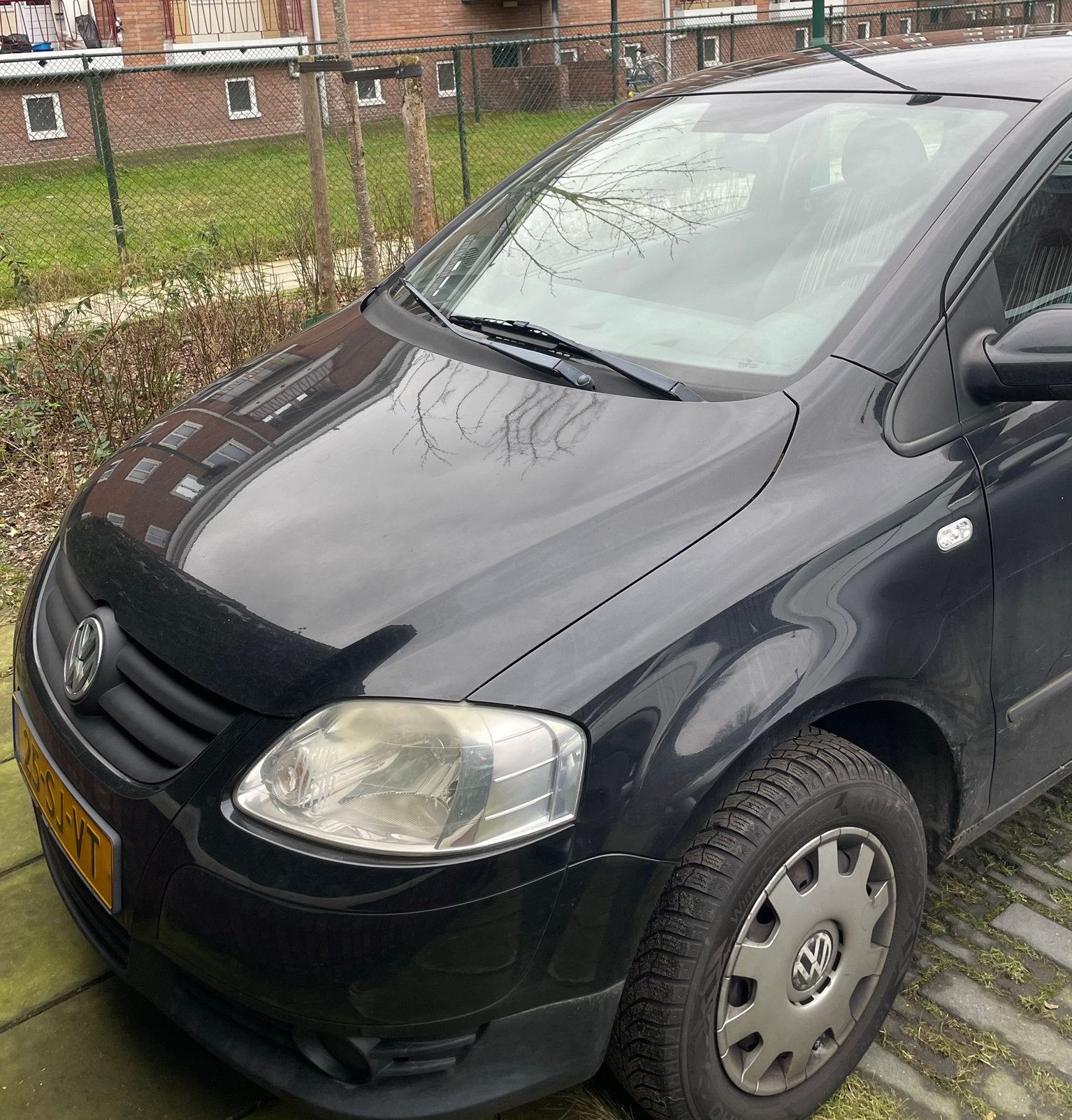 Volkswagen Fox 1.2 40KW 2006 Zwart, Voorwielaandrijving, Stof, Zwart, 4 stoelen