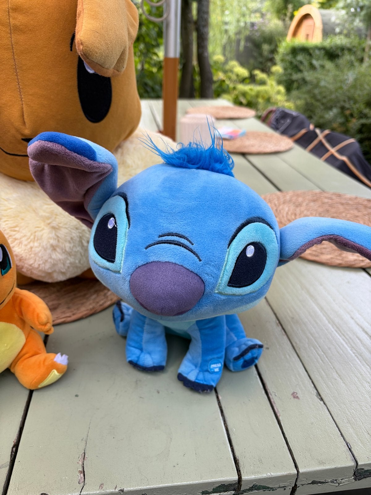 Knuffels: Stitch, Eevee en Charmander, Gebruikt, Disney, Overige typen, Blauw