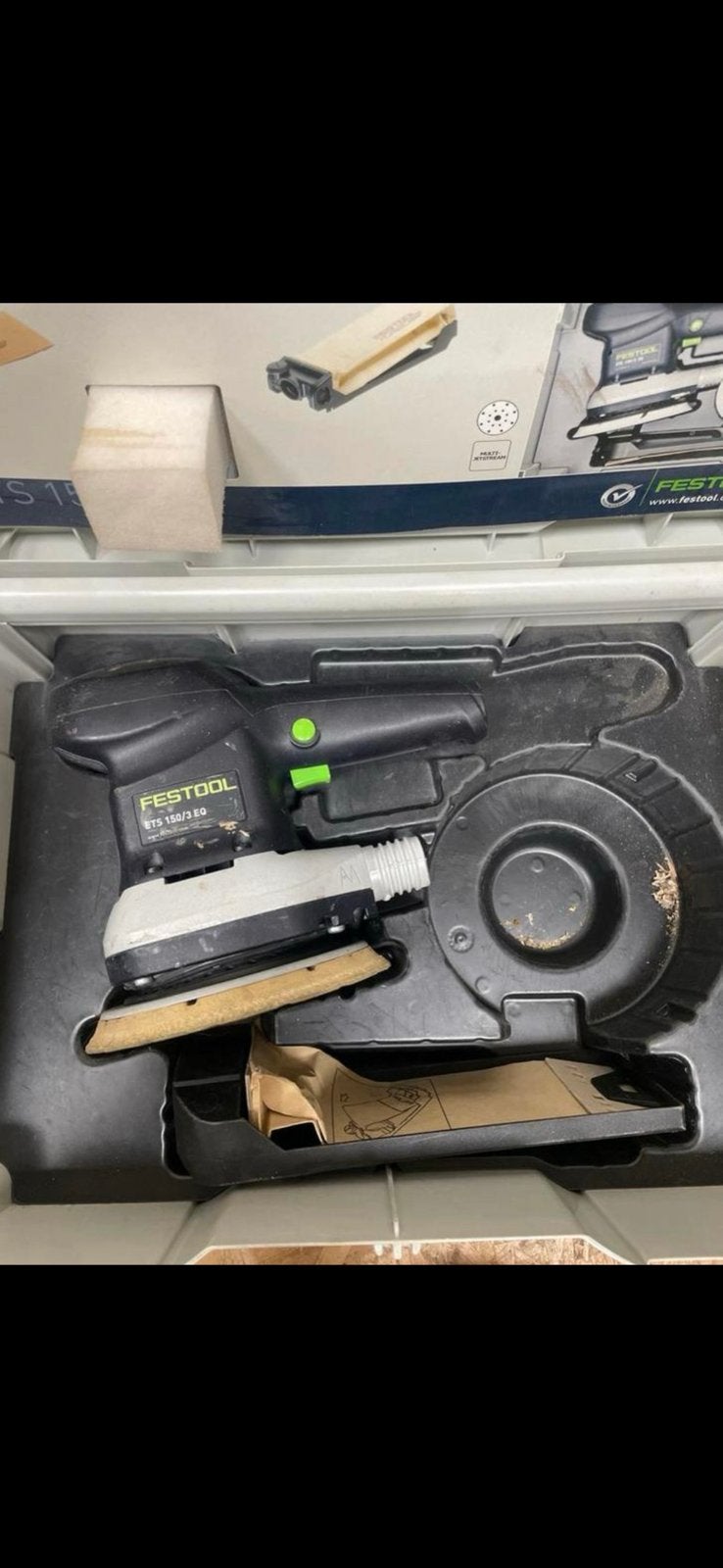 Festool ETS 150/3 EQ schuurmachine, Ophalen, Zo goed als nieuw, GDDR6, PCI-Express 4