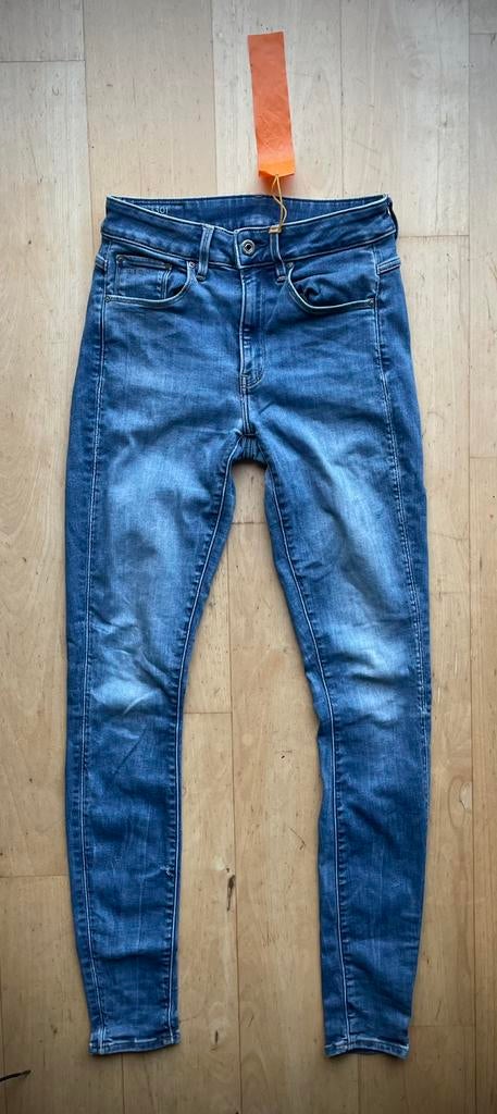G Star Raw High Skinny jeans W27 L32, Ophalen of Verzenden, Zo goed als nieuw, Blauw, W27 (confectie 34) of kleiner
