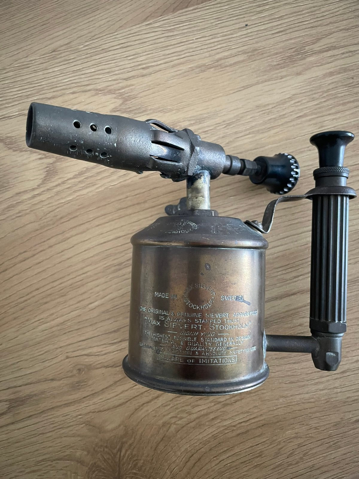Originele Max Sievert Stockholm Soldeerbrander, Antiek en Kunst, Ophalen