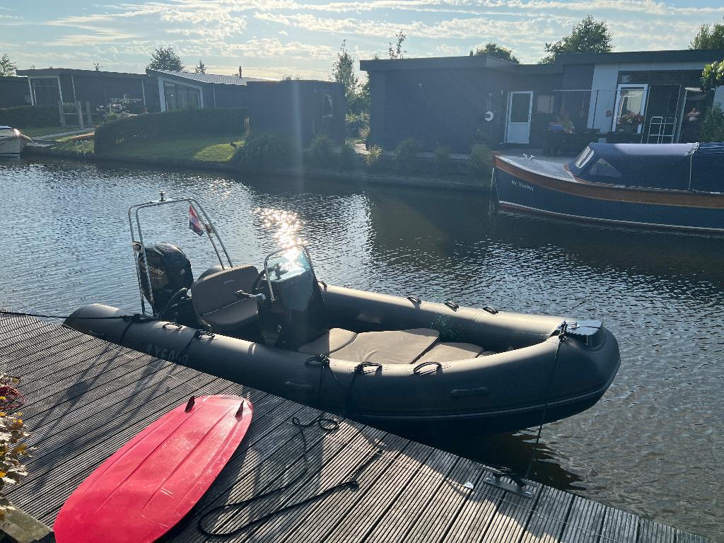 Brig Falcon 500L met Mercury 60 PK ELPT + trailer, Watersport en Boten, Ophalen, 60 pk, PVC, Zo goed als nieuw