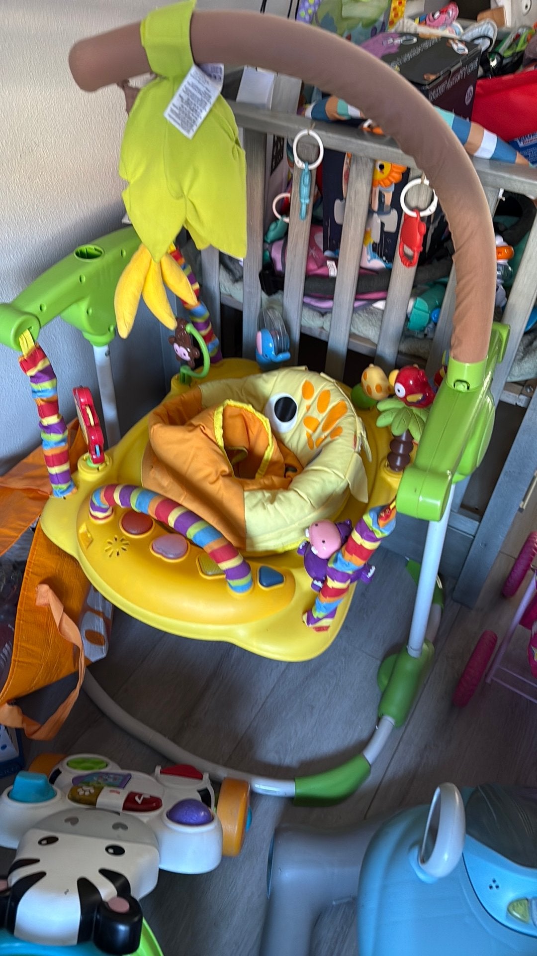 Baby bouncer safari, Ophalen, Zo goed als nieuw, Overige typen, Met licht