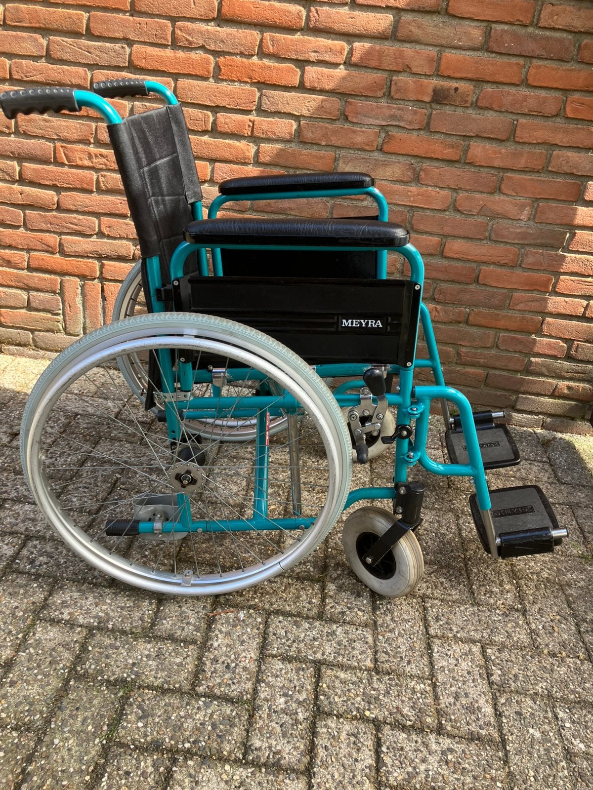Rolstoel met defect zitbreedte 46 cm, Diversen, Rolstoelen, Ophalen, Inklapbaar, Gebruikt, Duwrolstoel
