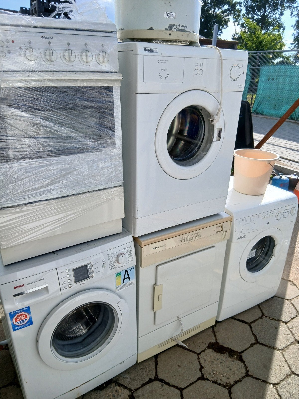 Wasmachines en witgoed te koop - Diverse modellen, Ophalen of Verzenden, 1200 tot 1600 toeren, 85 tot 90 cm