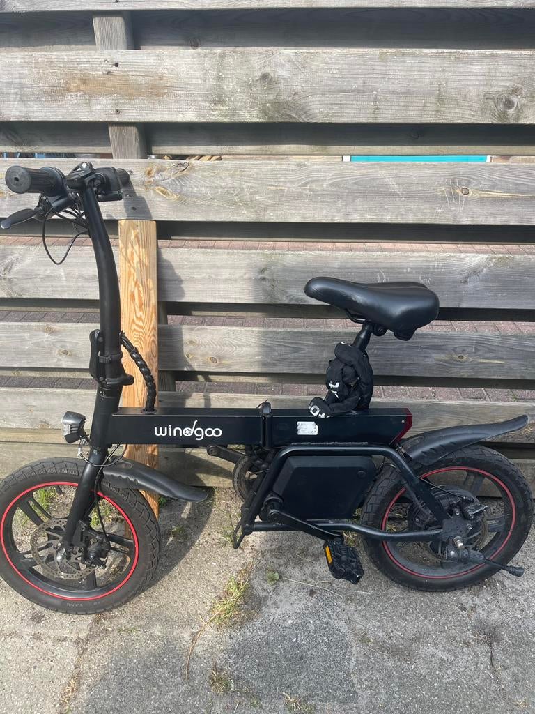 Windgoo b20, Fietsen en Brommers, Elektrische fietsen, Minder dan 30 km per accu, Zo goed als nieuw, Minder dan 47 cm, Ophalen