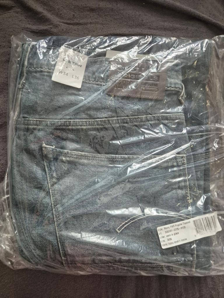 G-Star Morry FWD Regular Tapered Jeans W34 L36, Blauw, Nieuw, Ophalen of Verzenden, G-Star