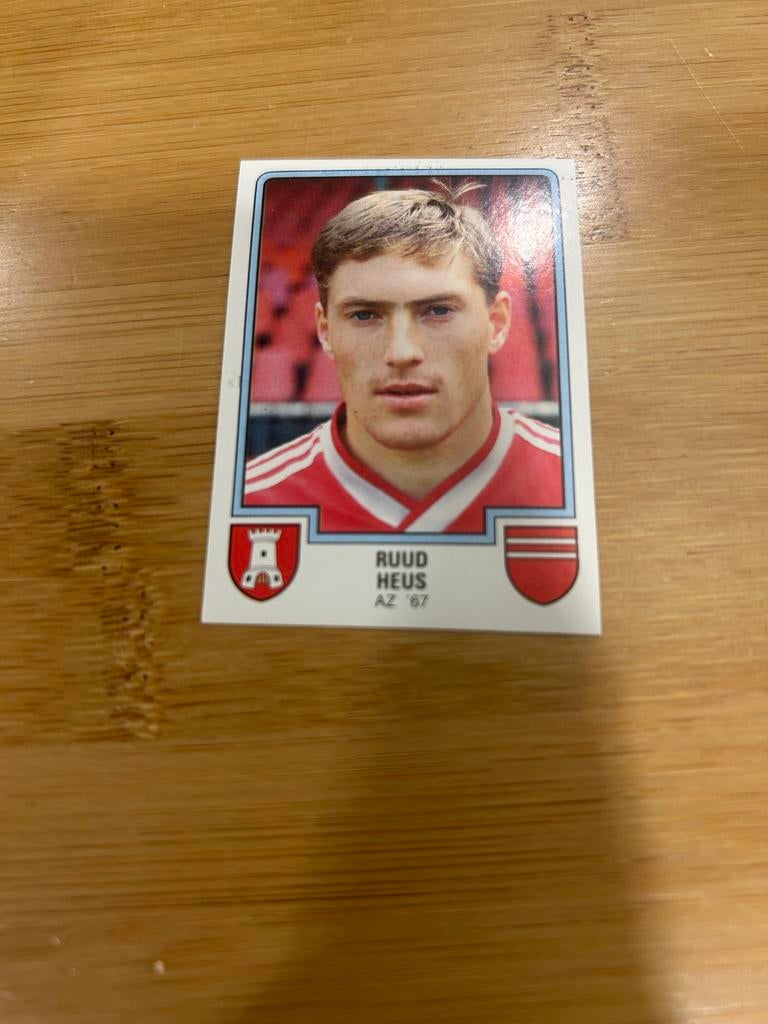 Ruud Heus AZ '67 Panini Voetbal 86 Sticker #31, Verzamelen, Ophalen of Verzenden, Zo goed als nieuw, Sport