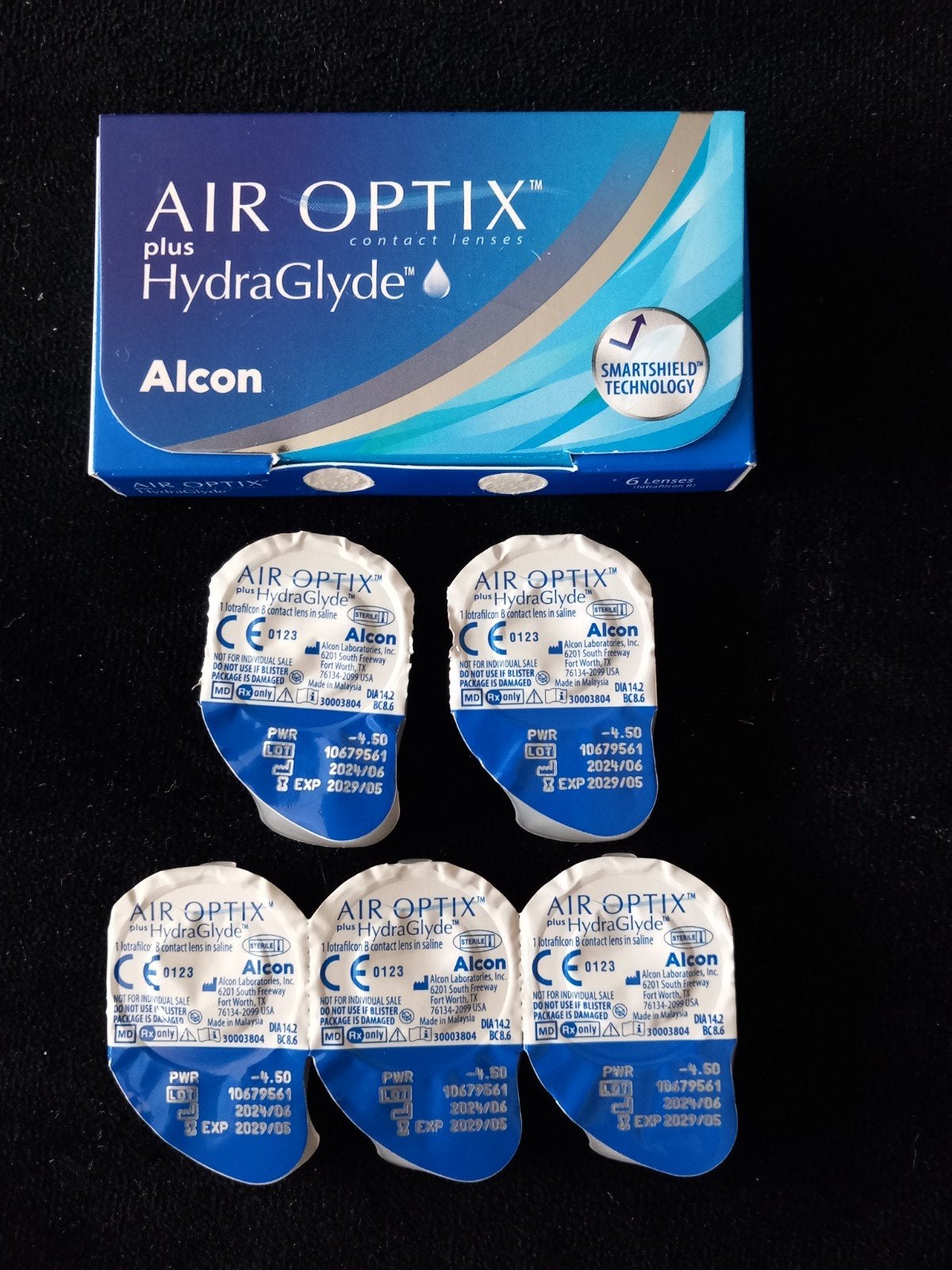 5 nieuwe air optix maandlenzen/ contactlenzen, Ophalen of Verzenden, Nieuw, Ogen
