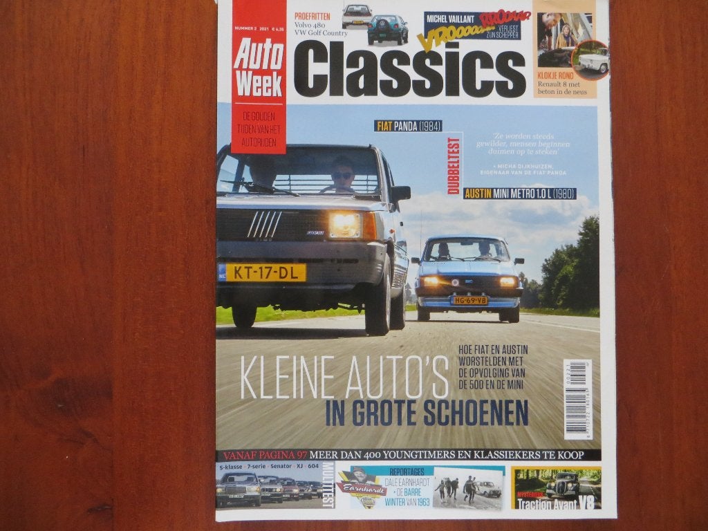 Autoweek Classics 2 2021 Fiat Panda, Austin Metro 1.0 L, Ophalen of Verzenden, Nieuw, BMW