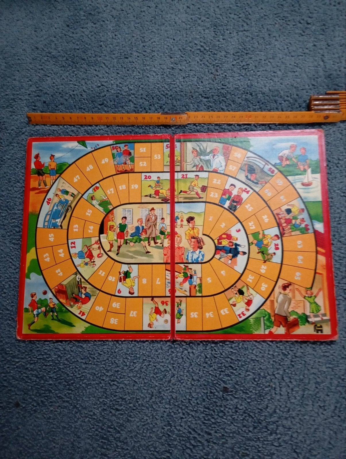 vintage Ganzenbord Spel Karton NL memorabilia nostalgie, Ophalen of Verzenden