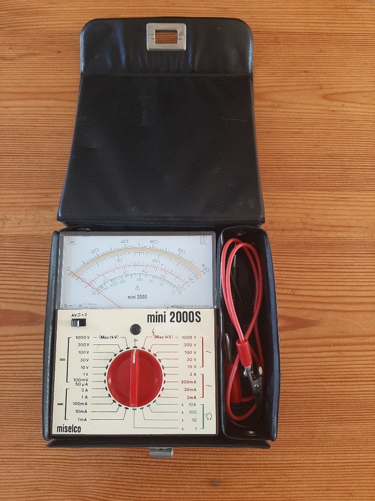 Miselco mini 2000s analoge multimeter, Doe-het-zelf en Verbouw, Meetapparatuur, Ophalen of Verzenden, Gebruikt, Multimeter