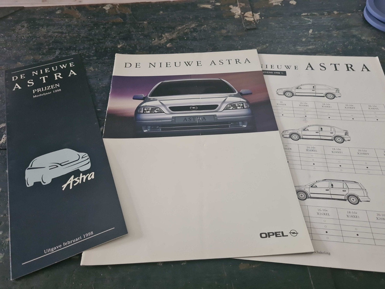 Opel Astra  1998 + prijslijst, Ophalen of Verzenden, Opel