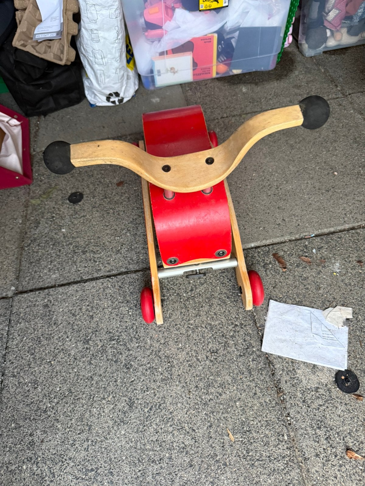 wishbone flip autootje loopfiets, Kinderen en Baby's, Ophalen, Zo goed als nieuw, Loopfiets