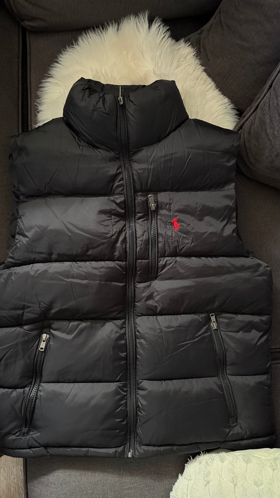 Polo Ralph Lauren Bodywarmer Zwart Maat S, Kleding | Heren, Ophalen of Verzenden, Zo goed als nieuw, Maat 46 (S) of kleiner, Zwart