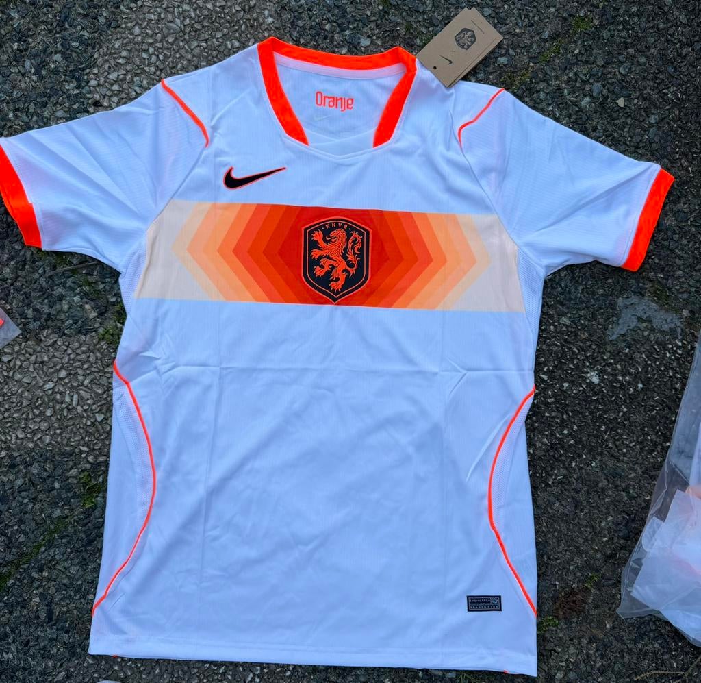 Nike Oranje Voetbalshirt WK 2026 Nederlands Elftal Slimfit, Sport en Fitness, Voetbal, Shirt, Nieuw, Ophalen of Verzenden, Nike