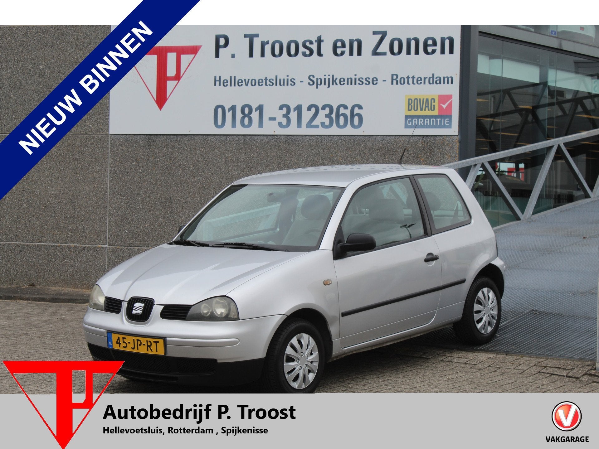 SEAT Arosa 1.4i Stella Automaat/Radio-CD speler/Orig NL/NAP., Auto's, Seat, Gebruikt, 31 €/maand, Airbags, Origineel Nederlands