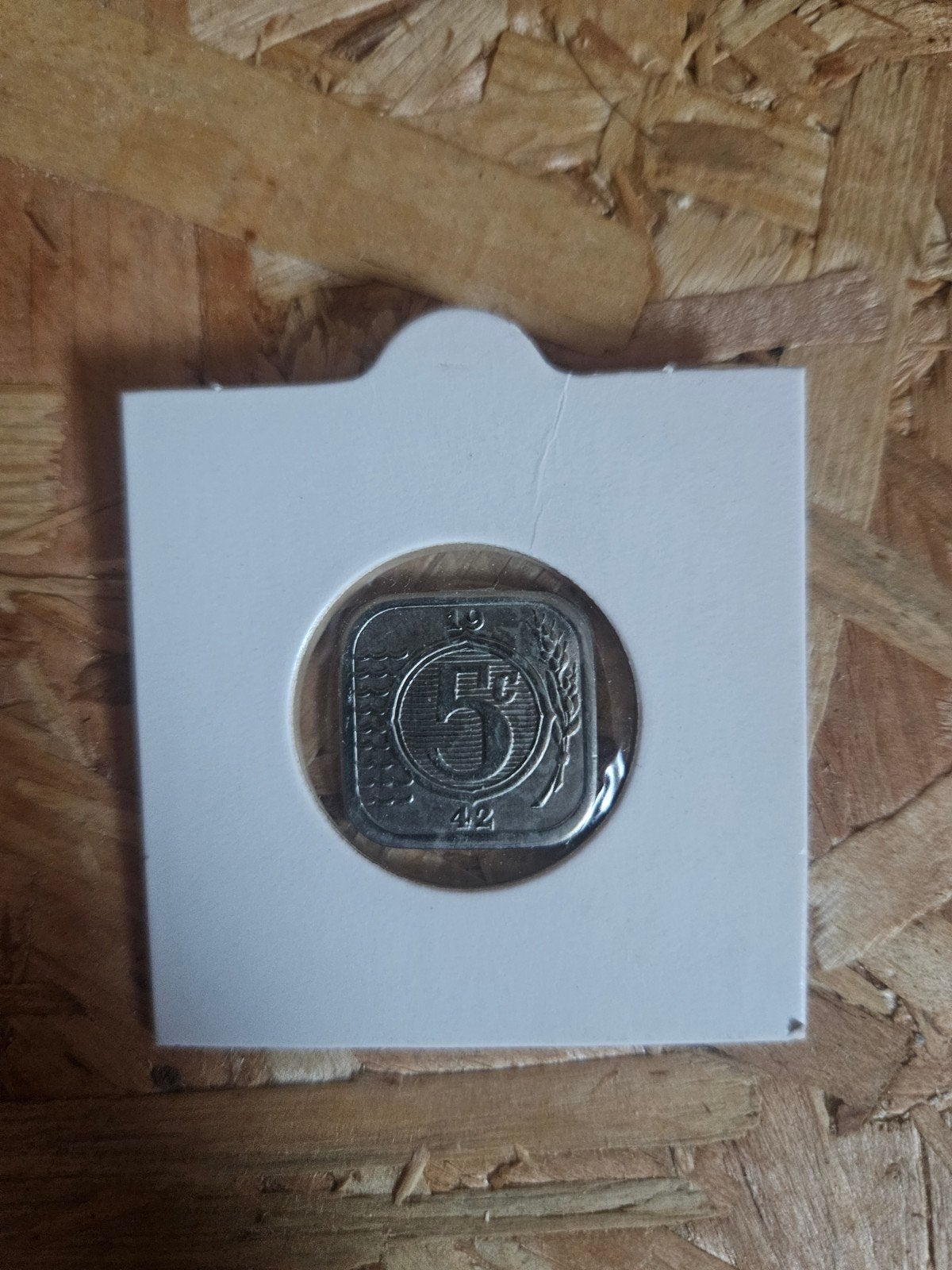Zeldzame 5 cent munt Koningin Wilhelmina 1942, Ophalen of Verzenden, Koningin Wilhelmina, 5 cent, Losse munt