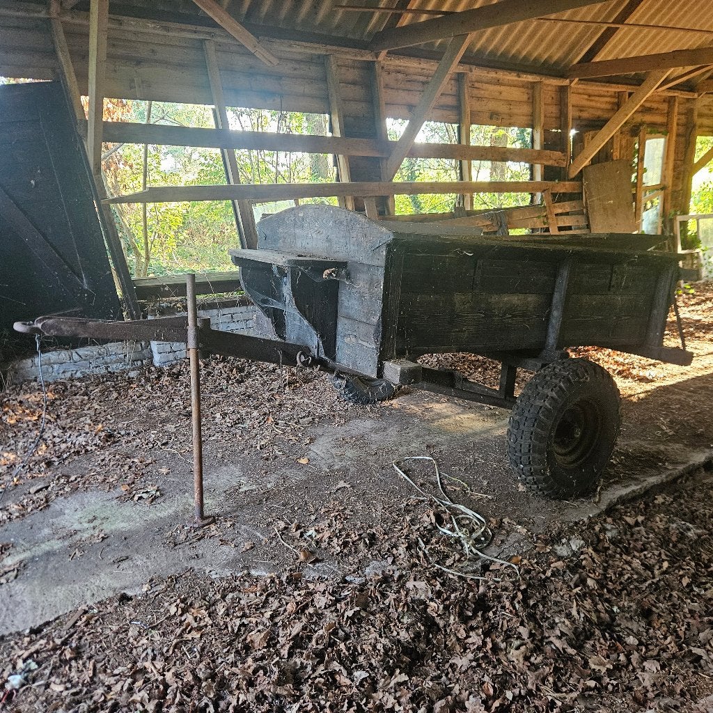 Oude boeren veewagen en kiepkar kieper voor de liefhebber, Ophalen, Gebruikt