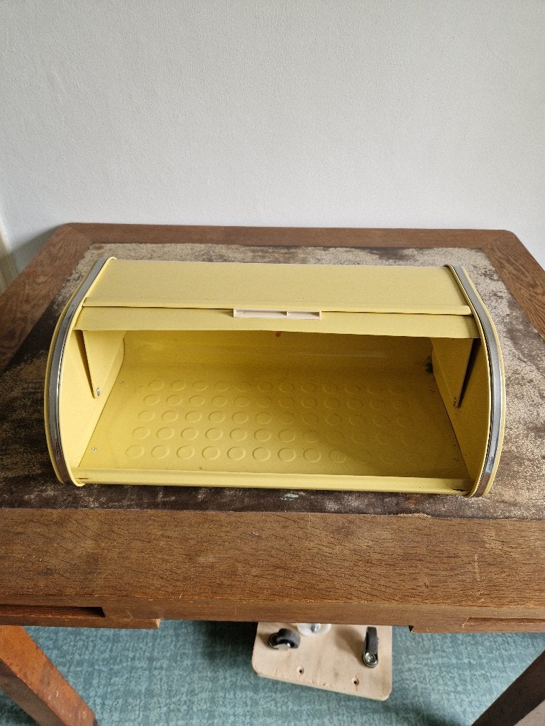 Broodtrommel Vintage van Brabantia Geel, Ophalen, Huis en Inrichting