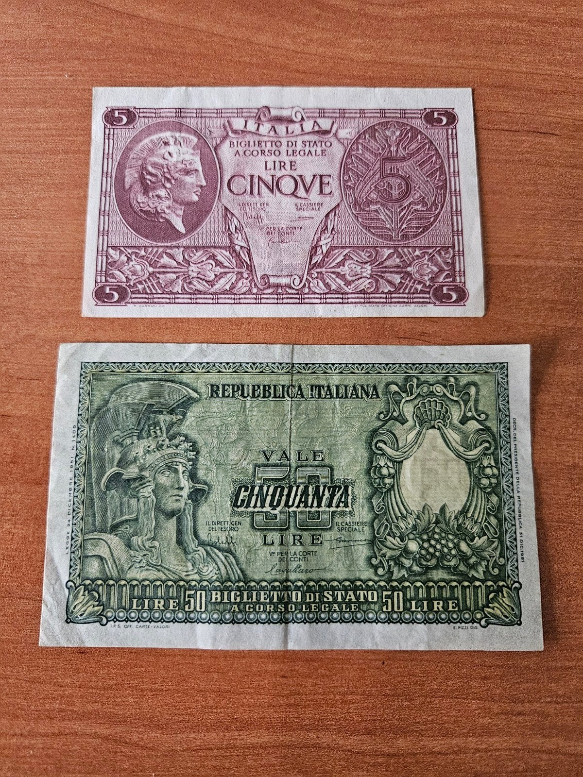 bankbiljetten Italië set oude, Ophalen of Verzenden, Italië, Setje