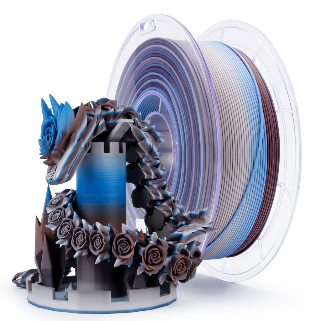 ZIRO 3D Filament PLA Twilight Gradient - Getest op P1S/U1, Computers en Software, Ophalen of Verzenden, Nieuw, Filamentrollen