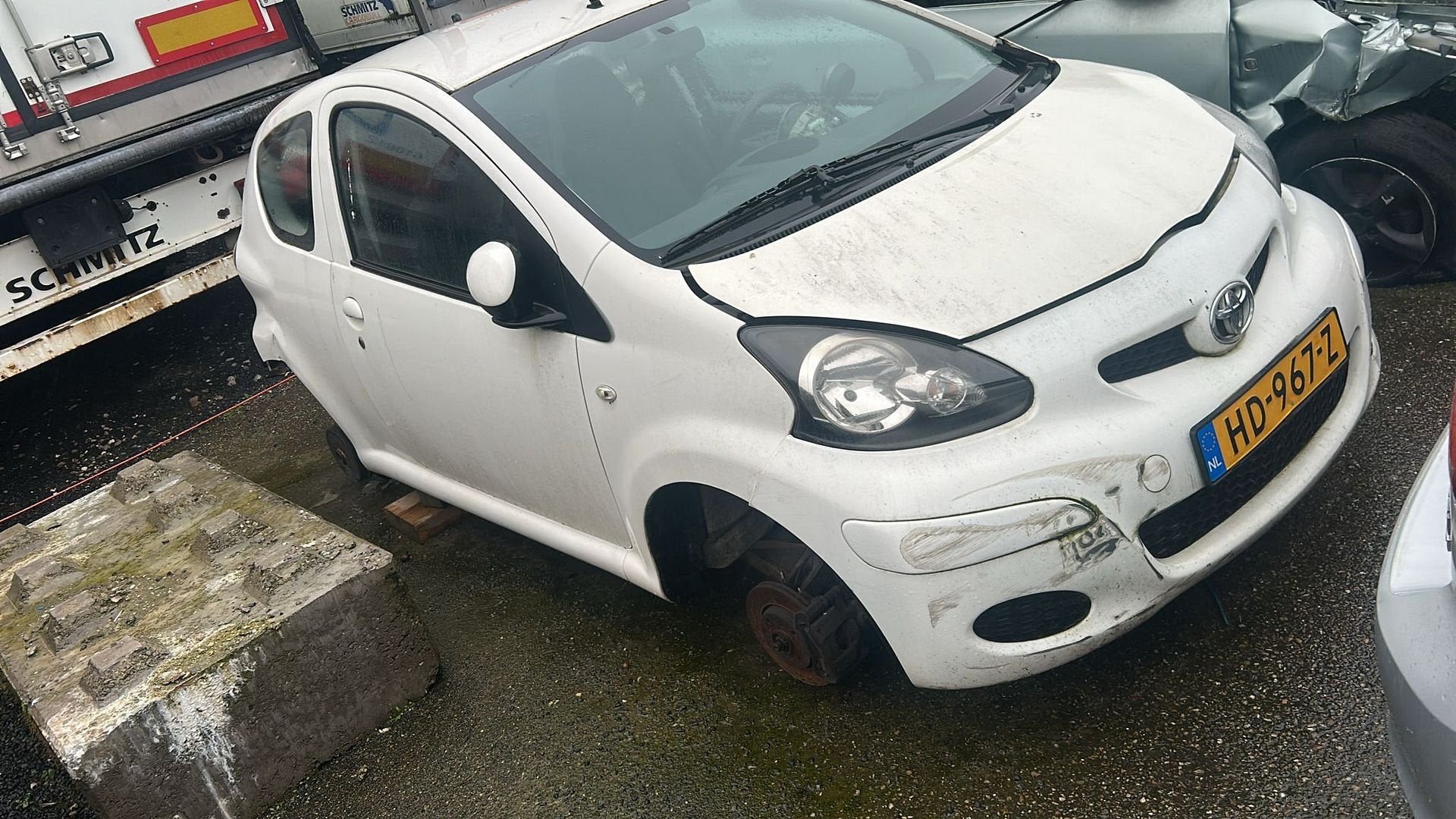 Toyota Aygo voor onderdellen, Gebruikt, -, -, Ophalen of Verzenden