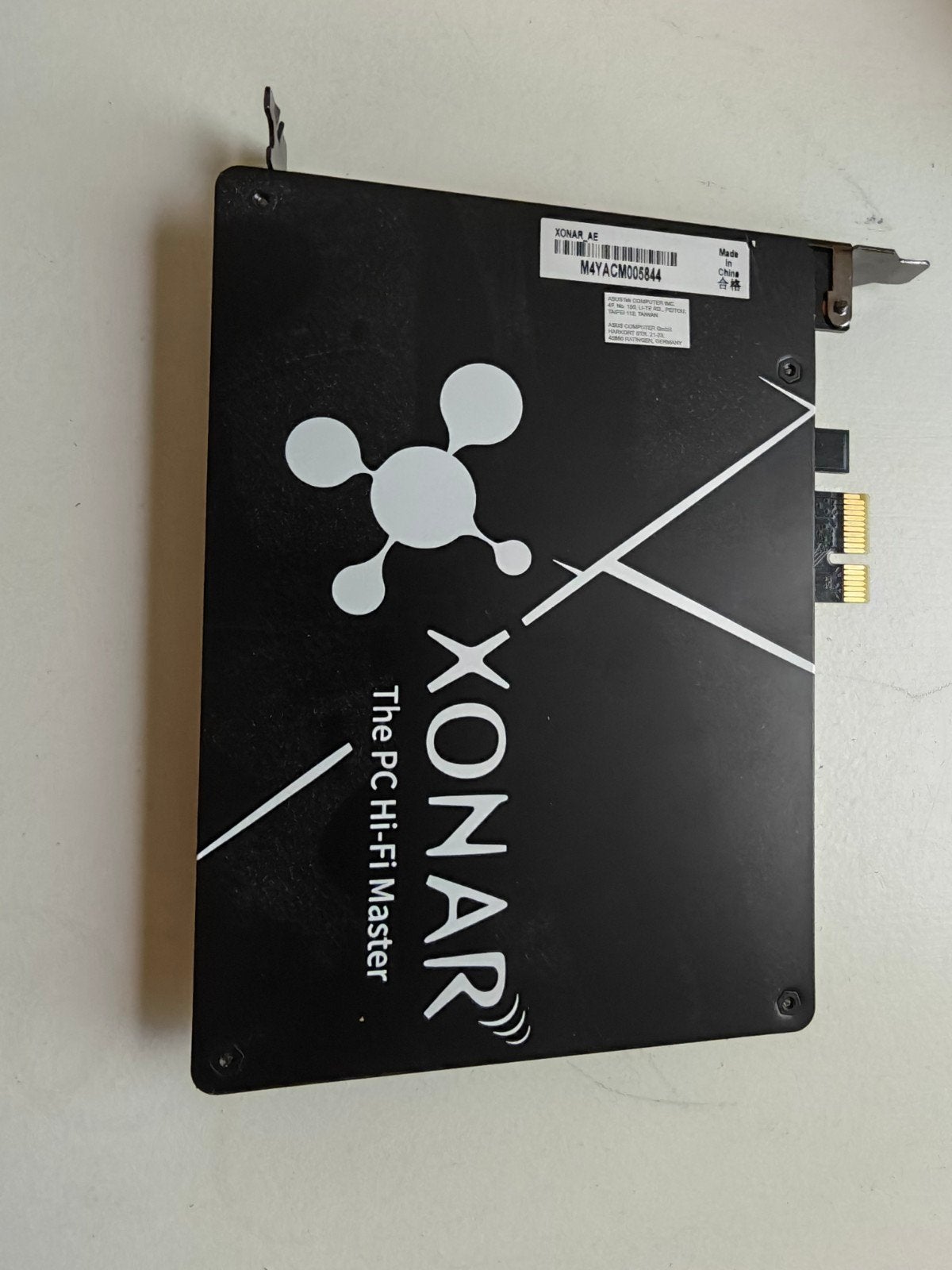 ASUS Xonar AE PC Hi-Fi Master geluidskaart, Ophalen of Verzenden, Zo goed als nieuw, Intern, ASUS Xonar