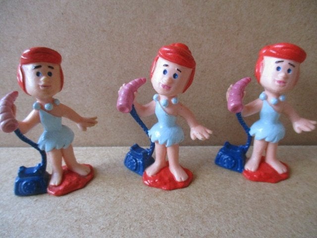 adv10676 flintstones wilma poppetje 1, Ophalen, Overige figuren, Gebruikt, Beeldje of Figuurtje