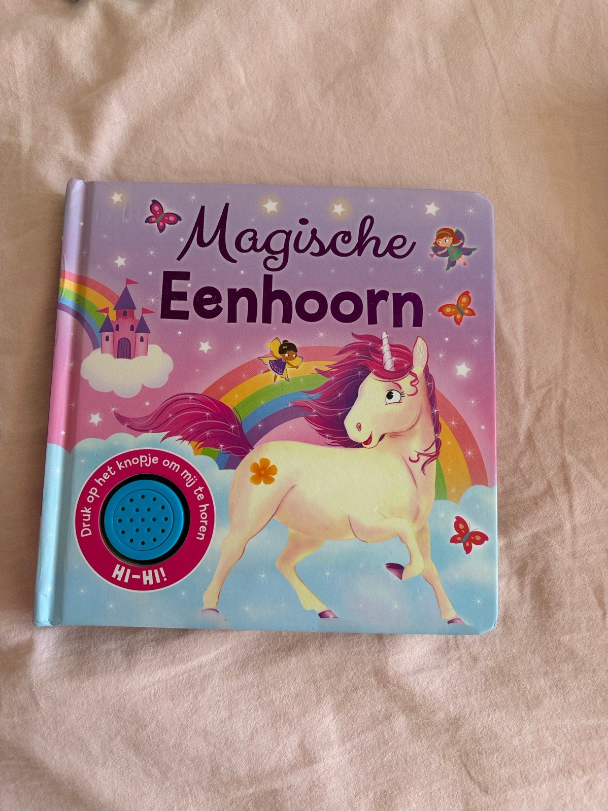 Magische Eenhoorn Boekje met Geluid, Boeken, Ophalen, Meisje, Zo goed als nieuw, Voorleesboek