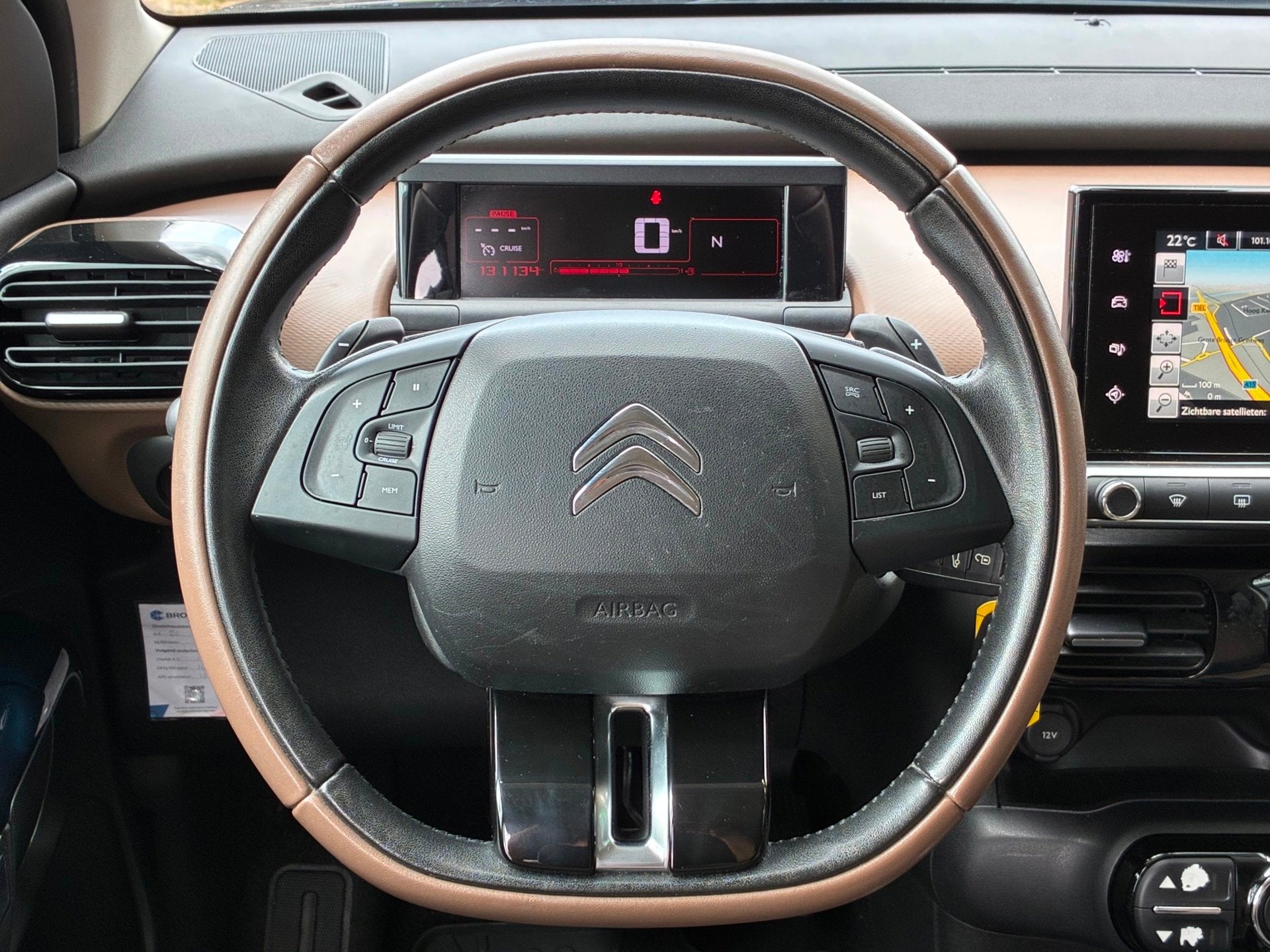Citroen C4 Cactus 1.2 e-VTi Shine|2e Eigenaar|Automaat|D-Rie, Auto's, Citroën, Bruin, 82 pk, 23 km/l, Origineel Nederlands