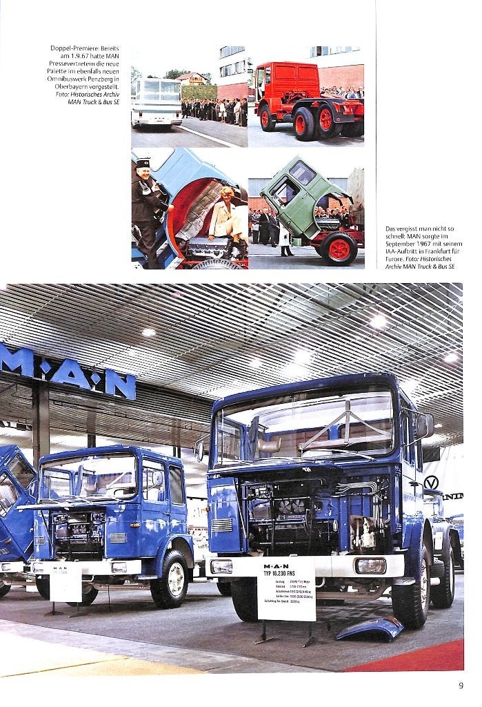 MAN - Frontlenker mit F7/F8 Kabine 1967-1990, Verzenden, Nieuw, Gerald Sandrieser, Vrachtwagen