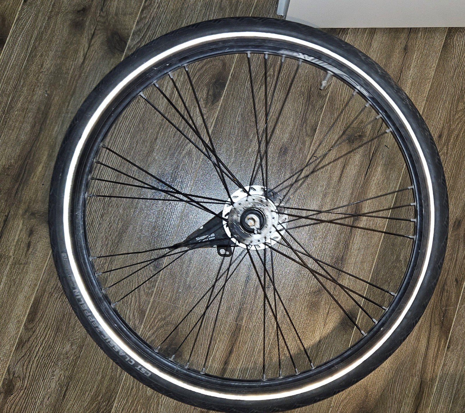 Fietswiel voorwiel naafdynamo 28 inch Shimano Inter M, Ophalen of Verzenden, Band