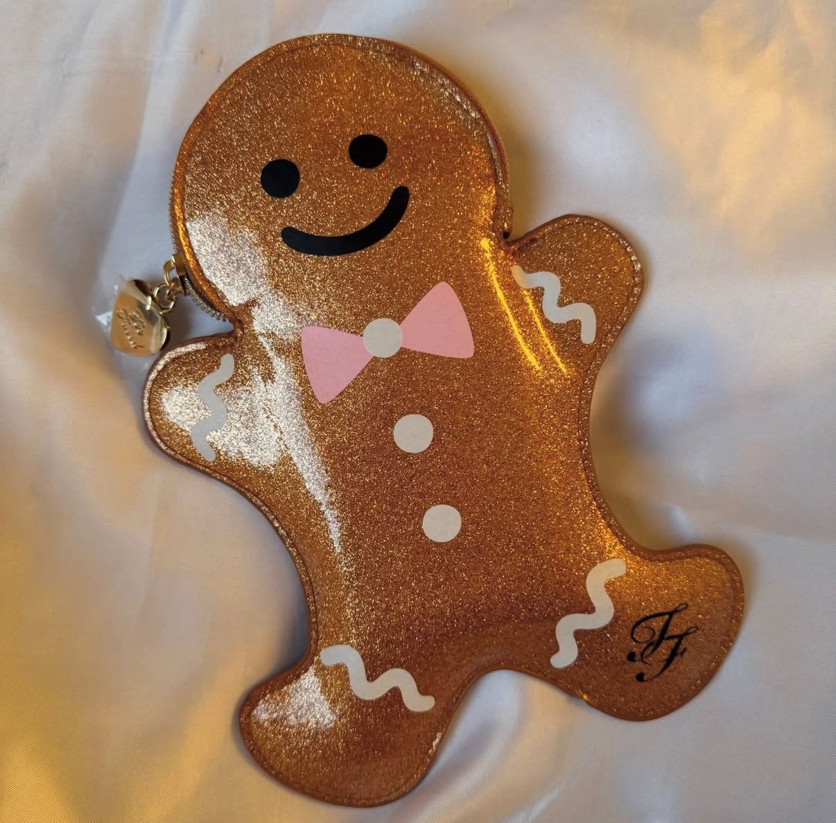 Too faced gingerbread man toilettas limited edition, Ophalen of Verzenden, Nieuw, Bruin, Dame