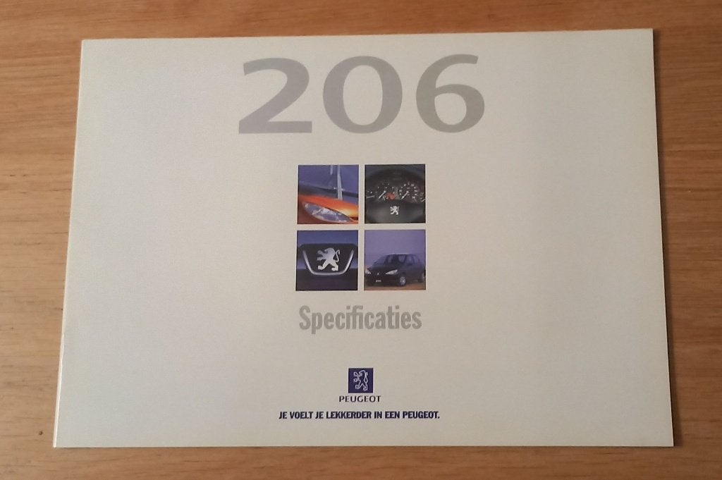Peugeot 206 Specificaties, Ophalen of Verzenden, Zo goed als nieuw, Peugeot