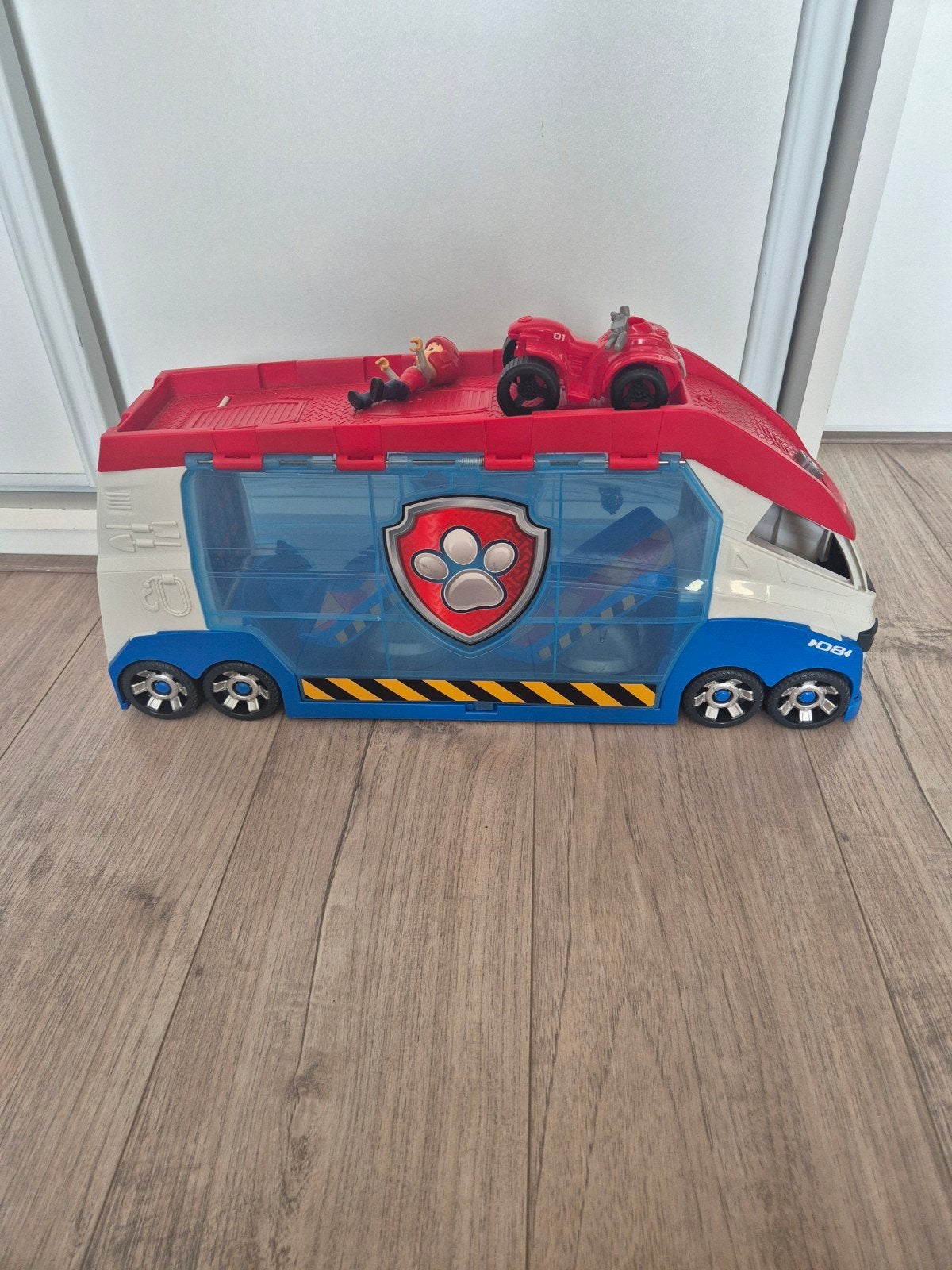 Paw patrol bus, Ophalen, Zo goed als nieuw