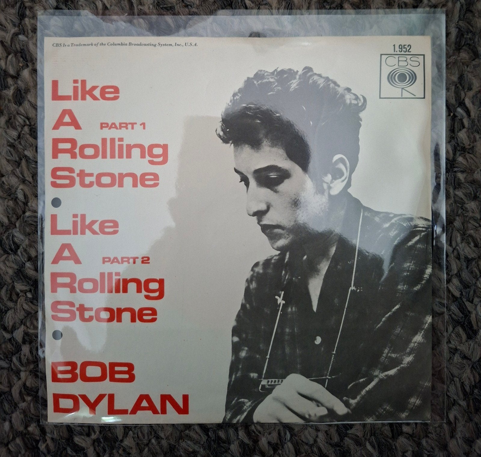 Dylan, Bob  - Like a rolling stone  - Single is TOP, Ophalen of Verzenden, Gebruikt, 7 inch, Pop